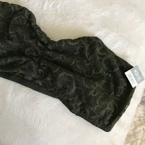 Olive Lace Bandeau